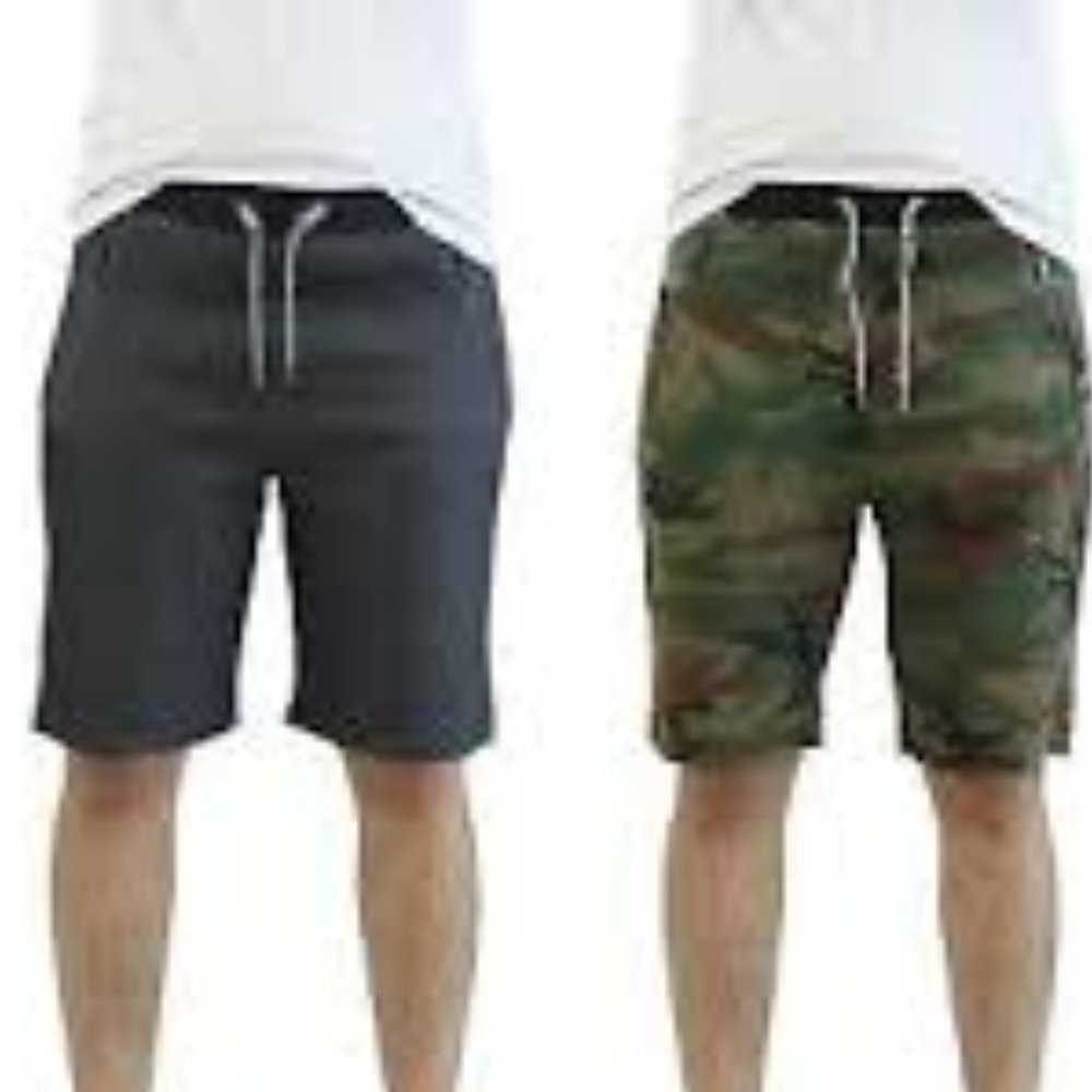 Men s Tech Jogger Shorts with Zipper Side Pockets
